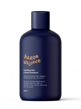 aaron wallace black men hair and beard shampoo
